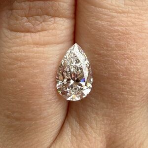 2.30 Carat Pear Lab Grown Diamond Loose IGI Certified for Engagement Ring E VVS2